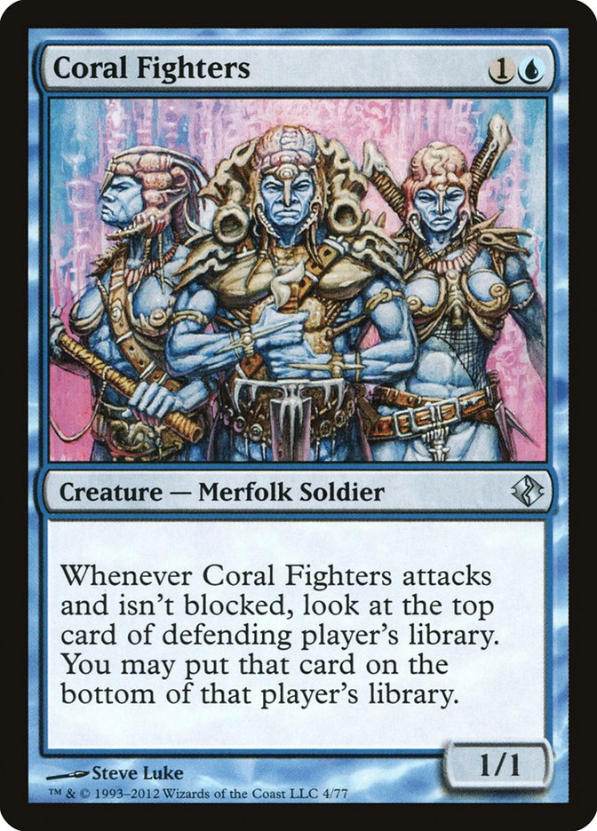 Coral Fighters [Duel Decks: Venser vs. Koth] | Tables and Towers