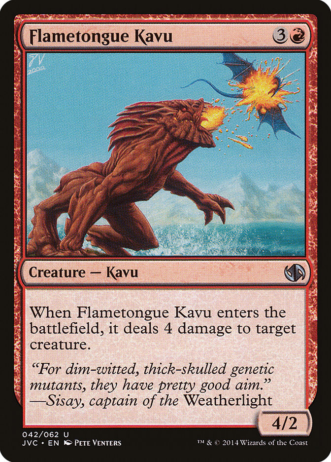 Flametongue Kavu [Duel Decks Anthology] | Tables and Towers