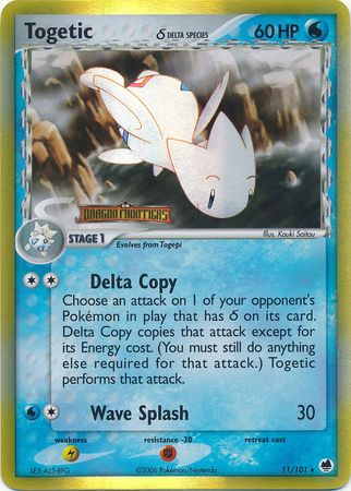 Togetic (11/101) (Delta Species) (Stamped) [EX: Dragon Frontiers] | Tables and Towers