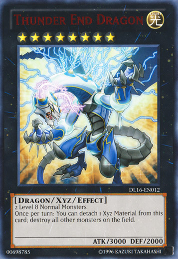 Thunder End Dragon (Red) [DL16-EN012] Rare | Tables and Towers