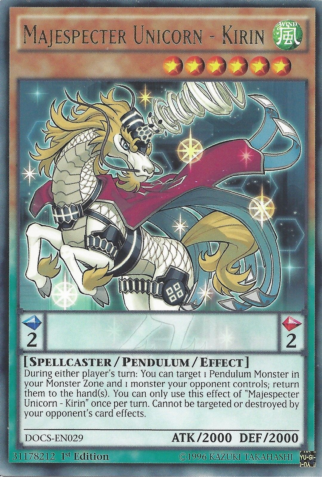 Majespecter Unicorn - Kirin [DOCS-EN029] Rare | Tables and Towers