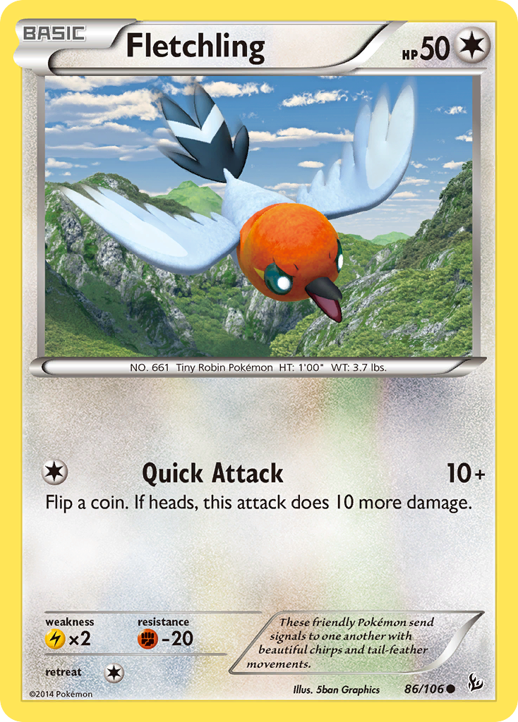 Fletchling (86/106) [XY: Flashfire] | Tables and Towers