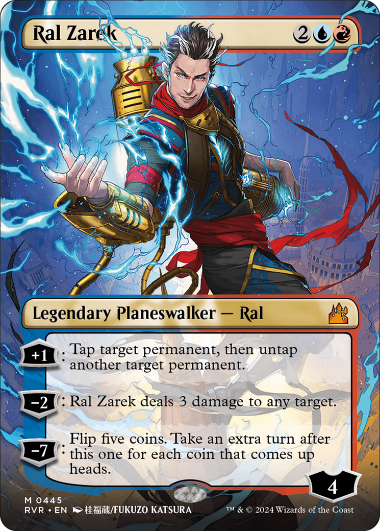 Ral Zarek (Anime Borderless) [Ravnica Remastered] | Tables and Towers