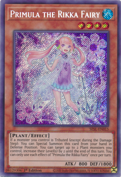 Primula the Rikka Fairy [SESL-EN015] Secret Rare | Tables and Towers