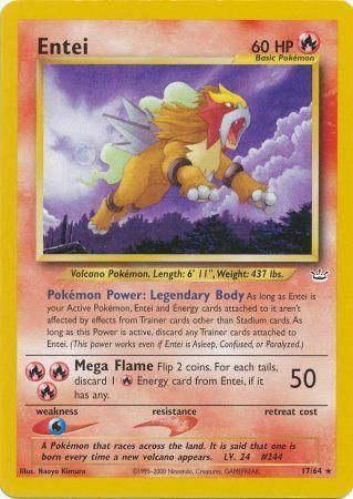 Entei (17/64) [Neo Revelation Unlimited] | Tables and Towers