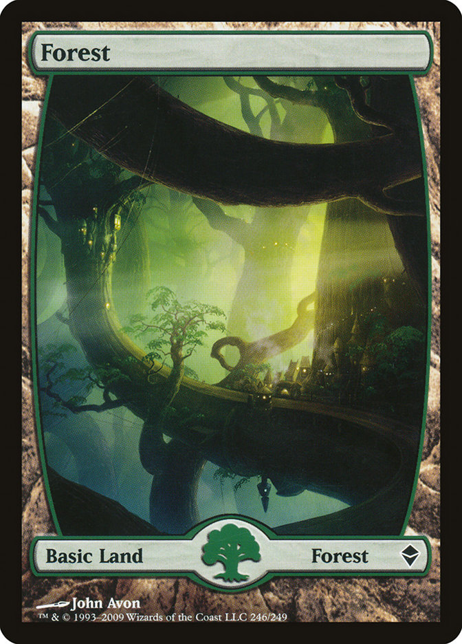 Forest (246) [Zendikar] | Tables and Towers