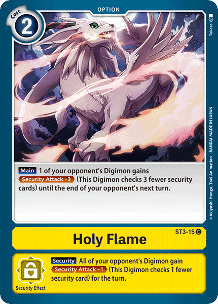 Holy Flame [ST3-15] [Starter Deck: Heaven's Yellow] | Tables and Towers