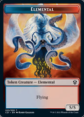 Elemental (020) // Copy Double-Sided Token [Commander 2021 Tokens] | Tables and Towers