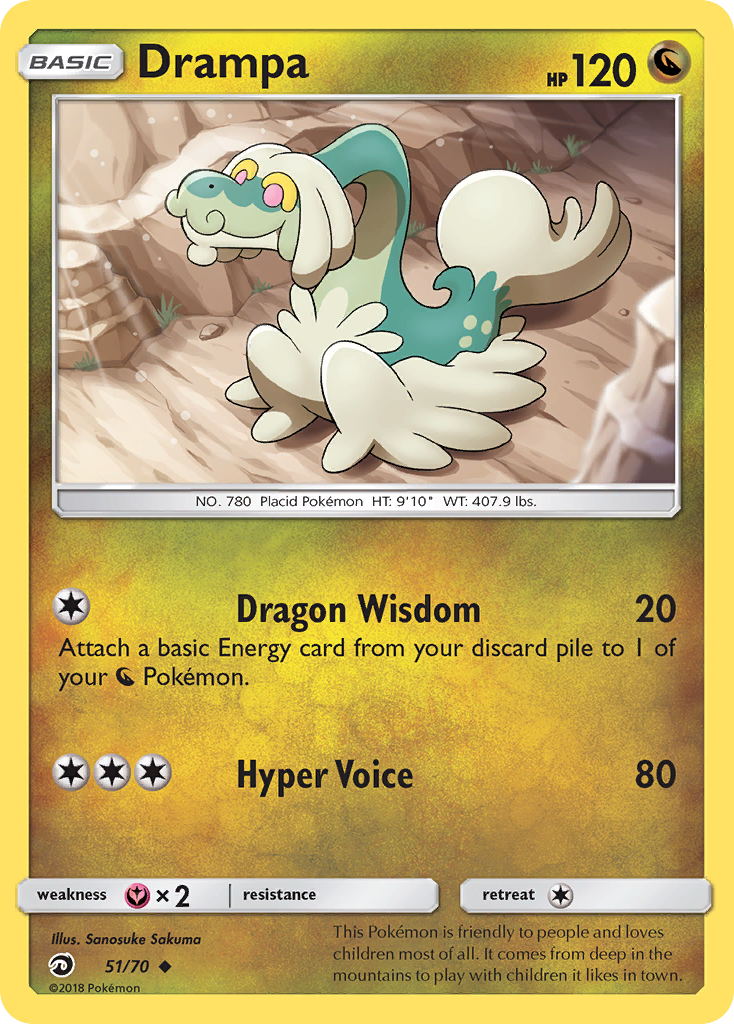 Drampa (51/70) [Sun & Moon: Dragon Majesty] | Tables and Towers