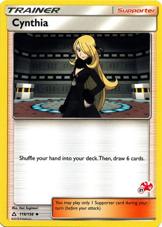 Cynthia (119/156) (Charizard Stamp #21) [Battle Academy 2020] | Tables and Towers