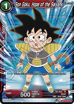 Son Goku, Hope of the Saiyans (Common) (BT13-019) [Supreme Rivalry] | Tables and Towers