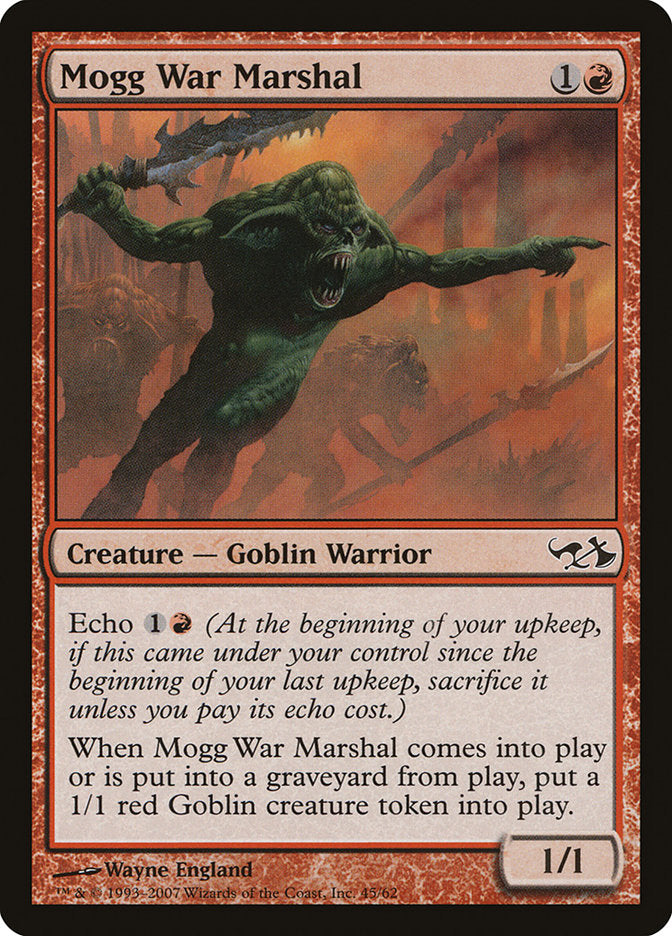 Mogg War Marshal [Duel Decks: Elves vs. Goblins] | Tables and Towers