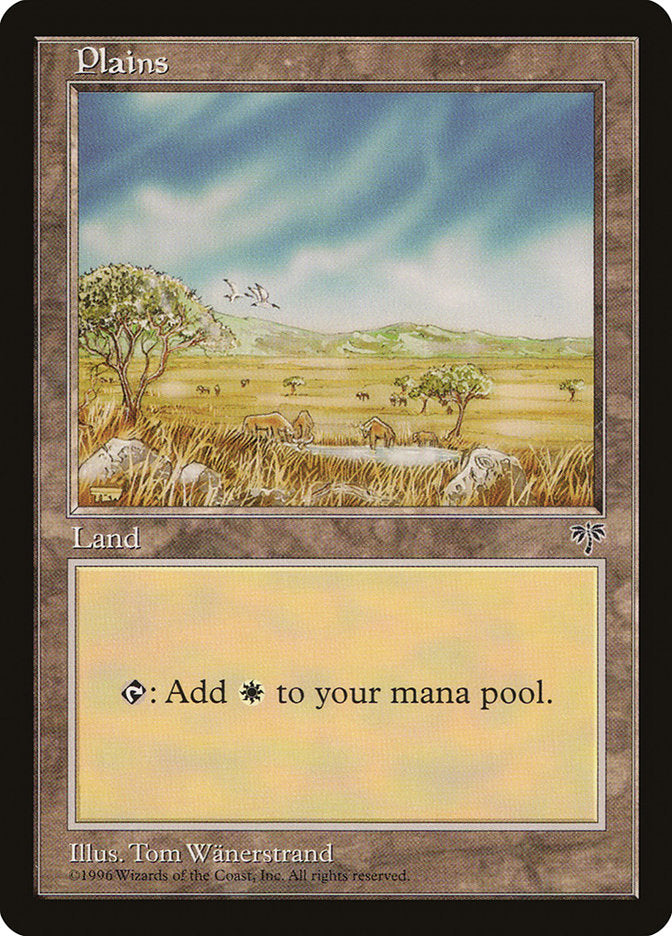 Plains (No Zebras / Signature on Left) [Mirage] | Tables and Towers