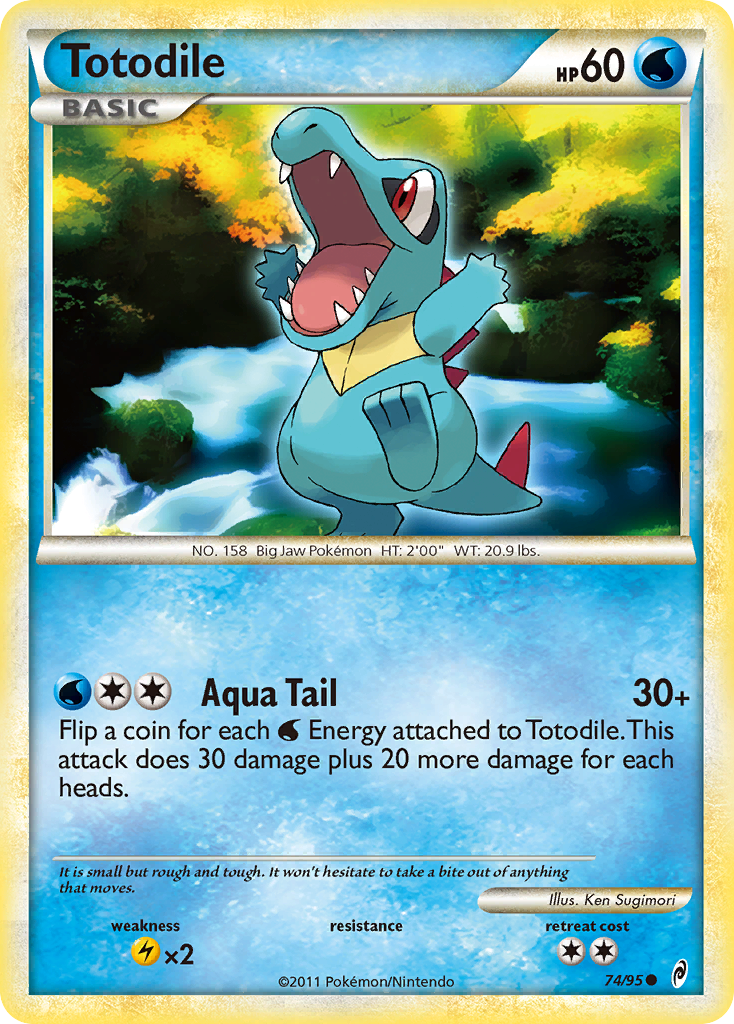 Totodile (74/95) [HeartGold & SoulSilver: Call of Legends] | Tables and Towers