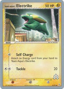 Team Aqua's Electrike (53/95) (Blaziken Tech - Chris Fulop) [World Championships 2004] | Tables and Towers