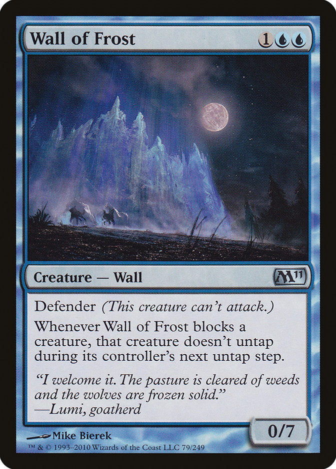 Wall of Frost [Magic 2011] | Tables and Towers