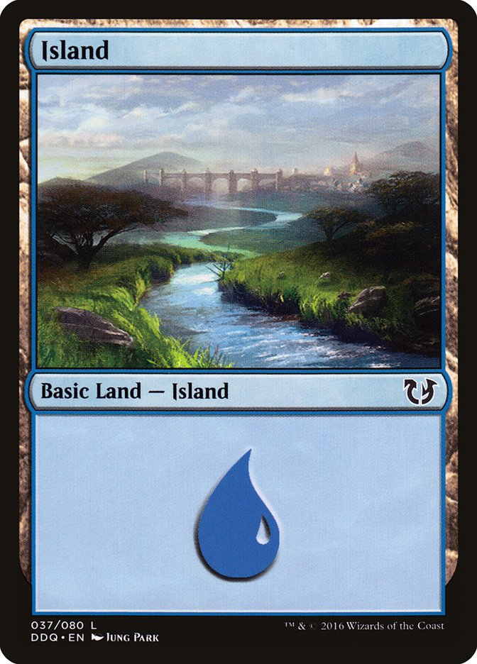 Island (37) [Duel Decks: Blessed vs. Cursed] | Tables and Towers