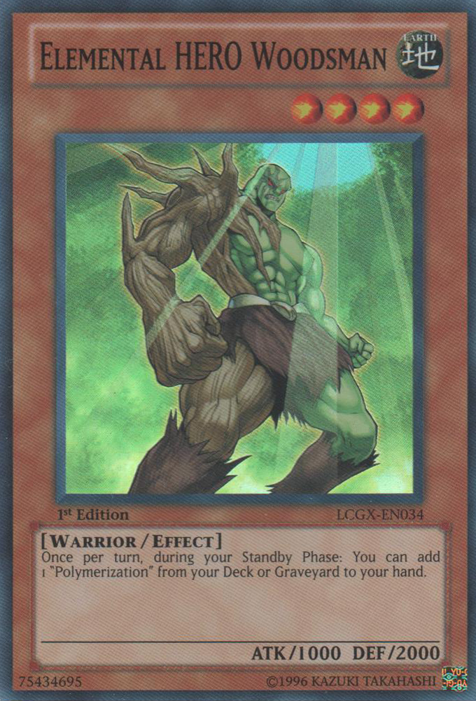 Elemental HERO Woodsman [LCGX-EN034] Super Rare | Tables and Towers