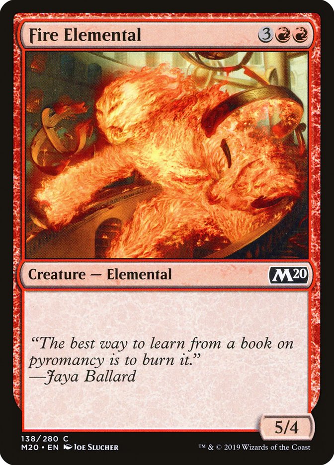 Fire Elemental [Core Set 2020] | Tables and Towers