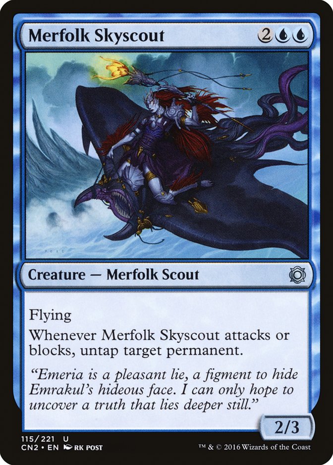 Merfolk Skyscout [Conspiracy: Take the Crown] | Tables and Towers