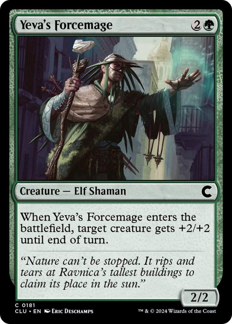 Yeva's Forcemage [Ravnica: Clue Edition] | Tables and Towers