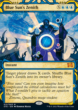 Blue Sun's Zenith (Foil Etched) [Strixhaven: School of Mages Mystical Archive] | Tables and Towers