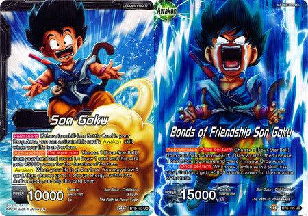 Son Goku // Bonds of Friendship Son Goku (BT6-105) [Destroyer Kings] | Tables and Towers