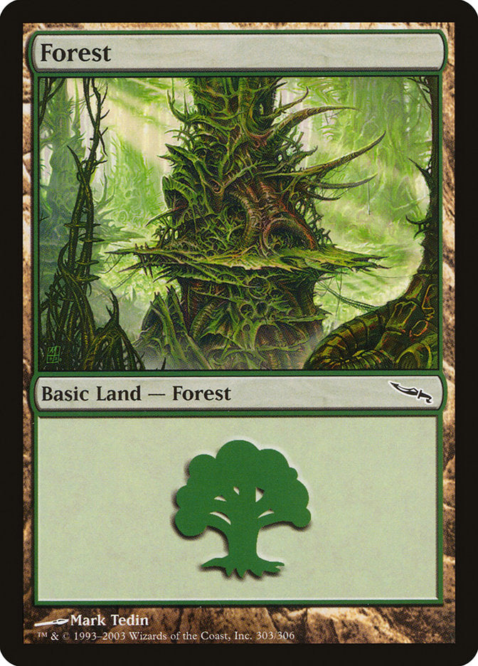 Forest (303) [Mirrodin] | Tables and Towers