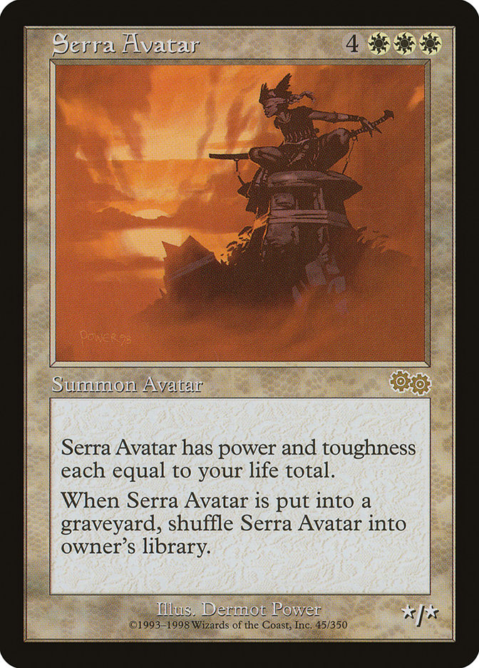 Serra Avatar [Urza's Saga] | Tables and Towers