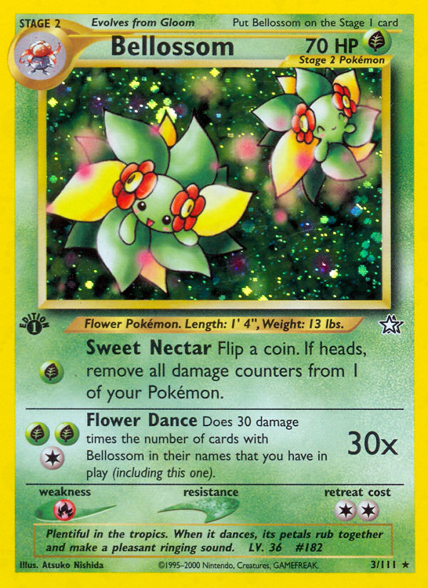 Bellossom (3/111) [Neo Genesis 1st Edition] | Tables and Towers