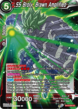 SS Broly, Brawn Amplified (Uncommon) (BT13-024) [Supreme Rivalry] | Tables and Towers