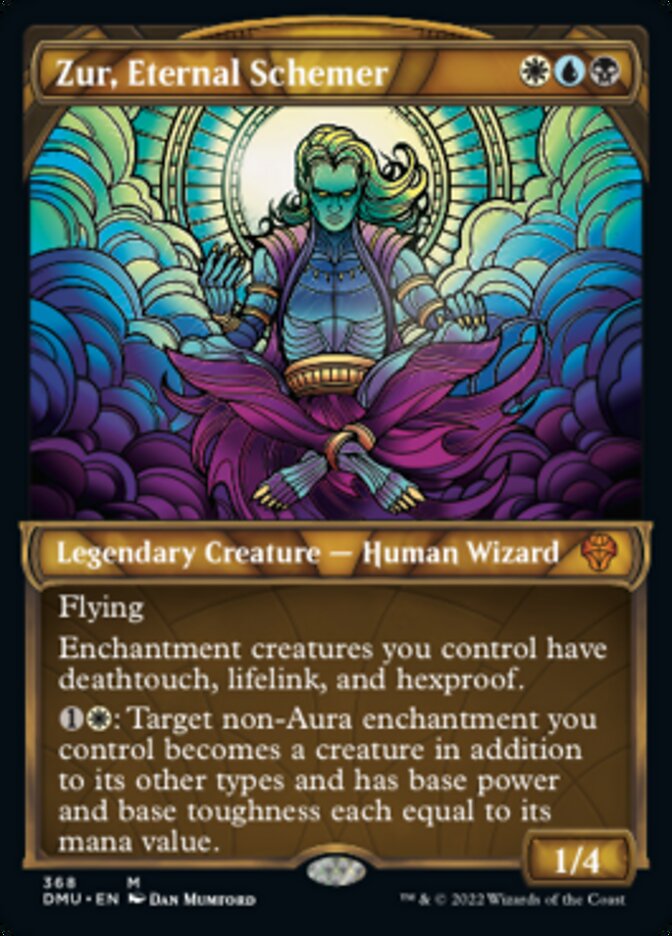 Zur, Eternal Schemer (Showcase Textured) [Dominaria United] | Tables and Towers