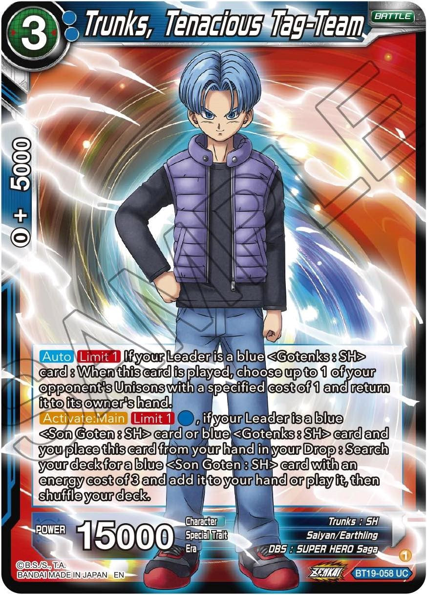 Trunks, Tenacious Tag-Team (BT19-058) [Fighter's Ambition] | Tables and Towers