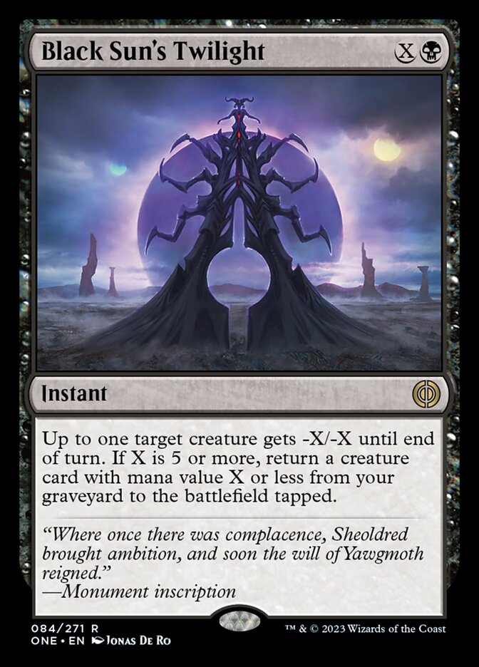 Black Sun's Twilight [Phyrexia: All Will Be One] | Tables and Towers