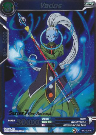 Vados (BT7-038_PR) [Assault of the Saiyans Prerelease Promos] | Tables and Towers