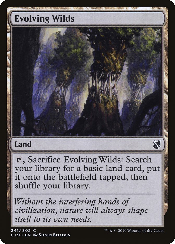 Evolving Wilds [Commander 2019] | Tables and Towers