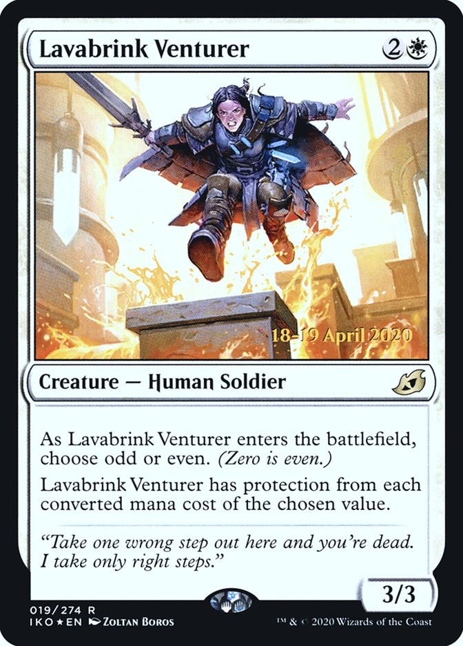 Lavabrink Venturer [Ikoria: Lair of Behemoths Prerelease Promos] | Tables and Towers