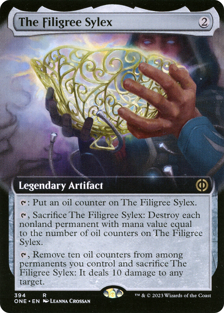 The Filigree Sylex (Extended Art) [Phyrexia: All Will Be One] | Tables and Towers