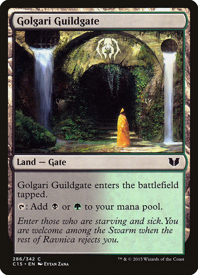 Golgari Guildgate [Commander 2015] | Tables and Towers