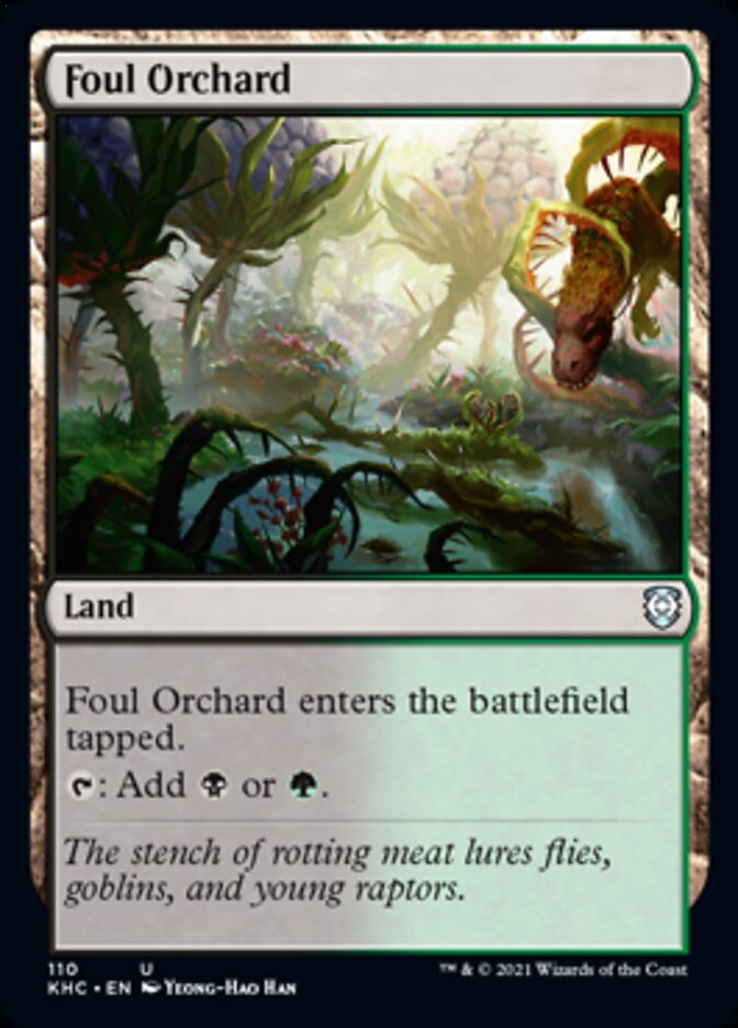 Foul Orchard [Kaldheim Commander] | Tables and Towers