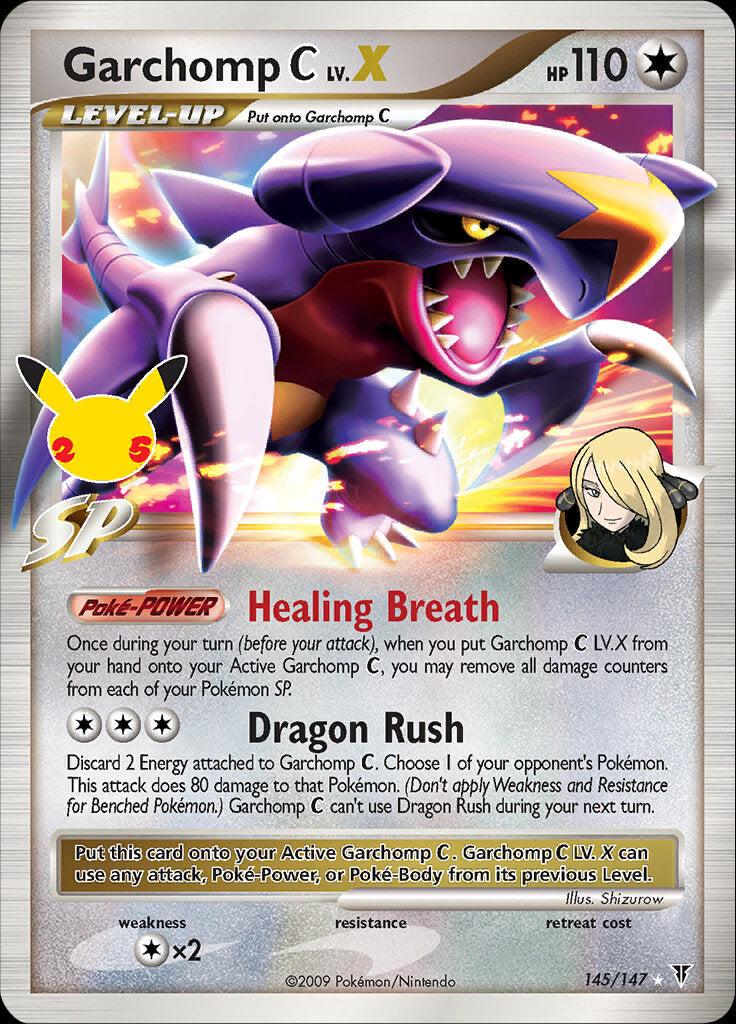 Garchomp C LV.X (145/147) [Celebrations: 25th Anniversary - Classic Collection] | Tables and Towers