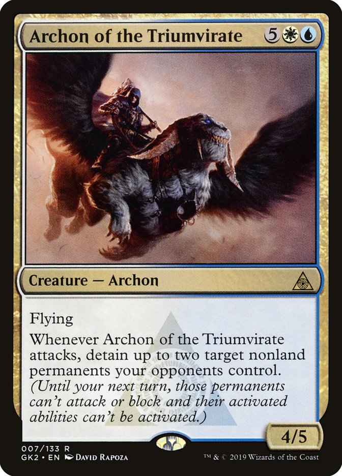 Archon of the Triumvirate [Ravnica Allegiance Guild Kit] | Tables and Towers