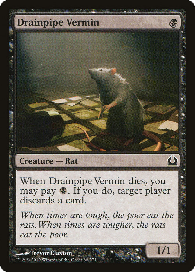 Drainpipe Vermin [Return to Ravnica] | Tables and Towers