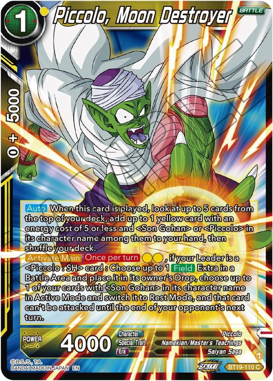 Piccolo, Moon Destroyer (BT19-110) [Fighter's Ambition] | Tables and Towers