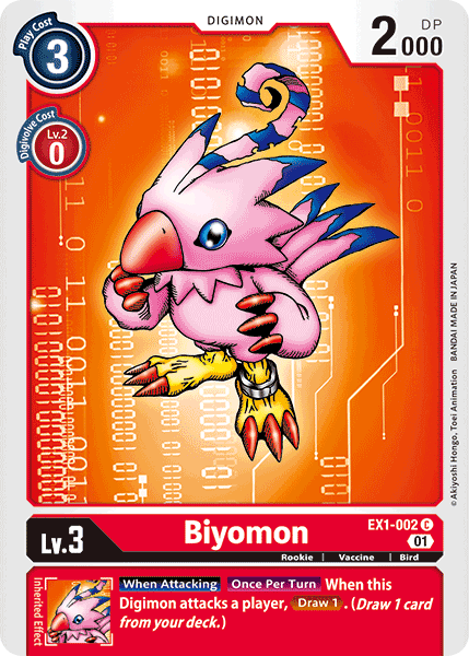 Biyomon [EX1-002] [Classic Collection] | Tables and Towers