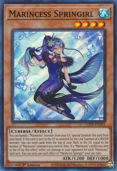 Marincess Springirl [LED9-EN031] Super Rare | Tables and Towers