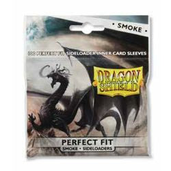 Dragon Shield Sleeves: Perfect Fit Side Load - Standard Size - Smoke (100) | Tables and Towers