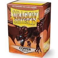 Dragon Shield Sleeves: Matte Copper (Box Of 100) | Tables and Towers