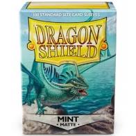 Dragon Shield Sleeves: Matte Mint (Box Of 100) | Tables and Towers