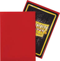 Dragon Shield Sleeves: Matte Crimson (Box Of 100) | Tables and Towers